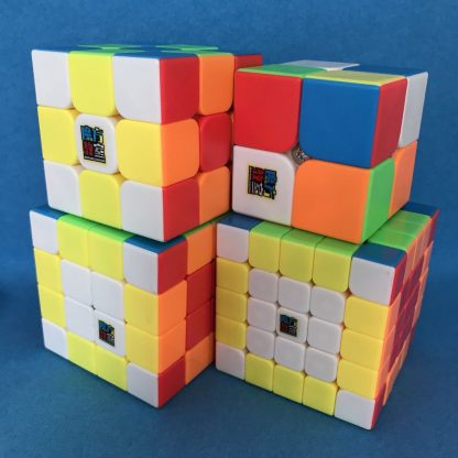 Original MoYu MF Cube 4er Set 2x2 3x3 4x4 5x5 - stickerless – Bild 3