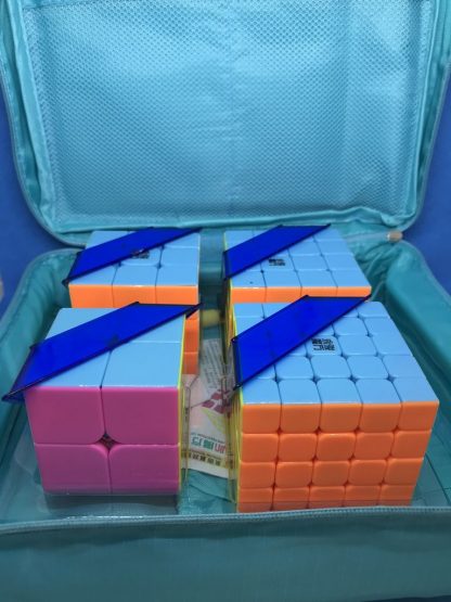 YJ Speedcube 4er Set 2x2, 3x3, 4x4, 5x5 inkl. Tasche
