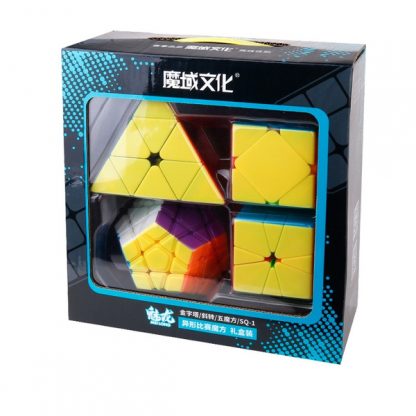 MoYu Meilong 4er Shape Cube Set - Megaminx, Pyraminx, Skewb, SQ-1