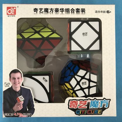 QiYi 4er Shape Cube Set - Megaminx, Pyraminx, Skewb, Ivy Cube