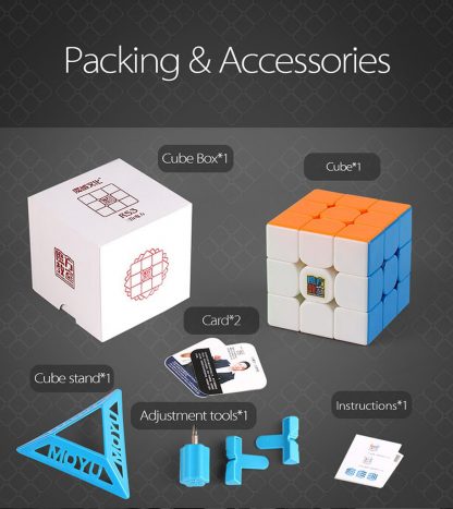 MoYu MF3RS3 M 3x3 Magnet Speedcube - stickerless – Bild 14