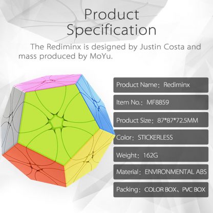 MoYu Rediminx 3x3 Cube - stickerless – Bild 8