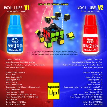 MoYu 5ML No.1 Lubricant Lube Oil for Magic Cube - Blue Bottle – Bild 3