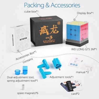 MoYu Weilong GTS3 M 3x3 Magnet Speedcube – Bild 3