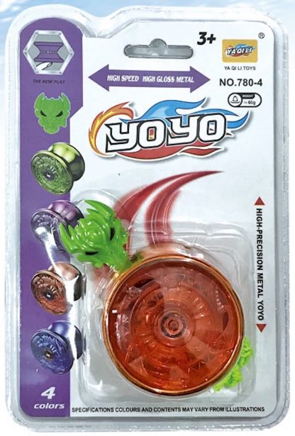 YA QI LI High Precision Metall YOYO - rot/orange – Bild 3