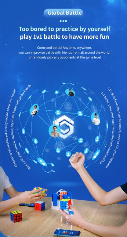 GAN 356 i Play 3x3 magnetic Cube, Bluetooth App Connect – Bild 18