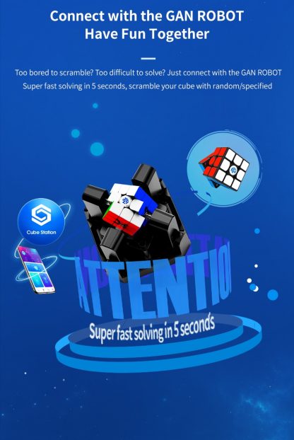 GAN 356 i Play 3x3 magnetic Cube, Bluetooth App Connect – Bild 15