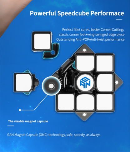 GAN 356 i Play 3x3 magnetic Cube, Bluetooth App Connect – Bild 12