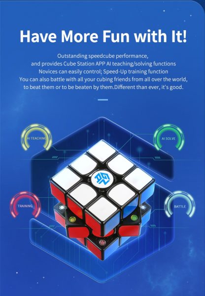 GAN 356 i Play 3x3 magnetic Cube, Bluetooth App Connect – Bild 9