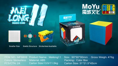MoYu Meilong 11x11 - stickerless – Bild 9
