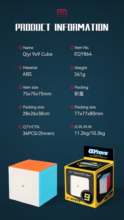 Qiyi 9x9 – Bild 11