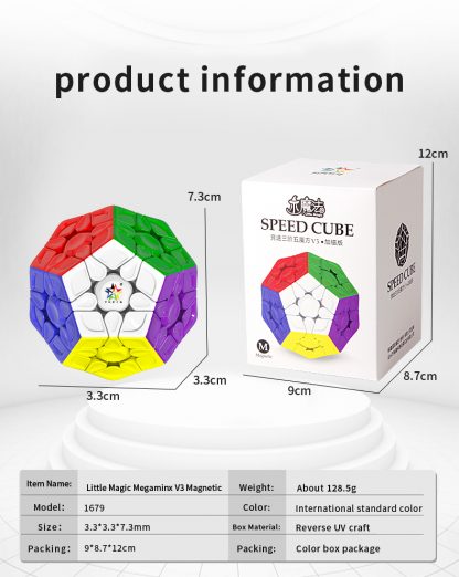 YuXin Little Magic Megaminx V3 Magnetic – Bild 16