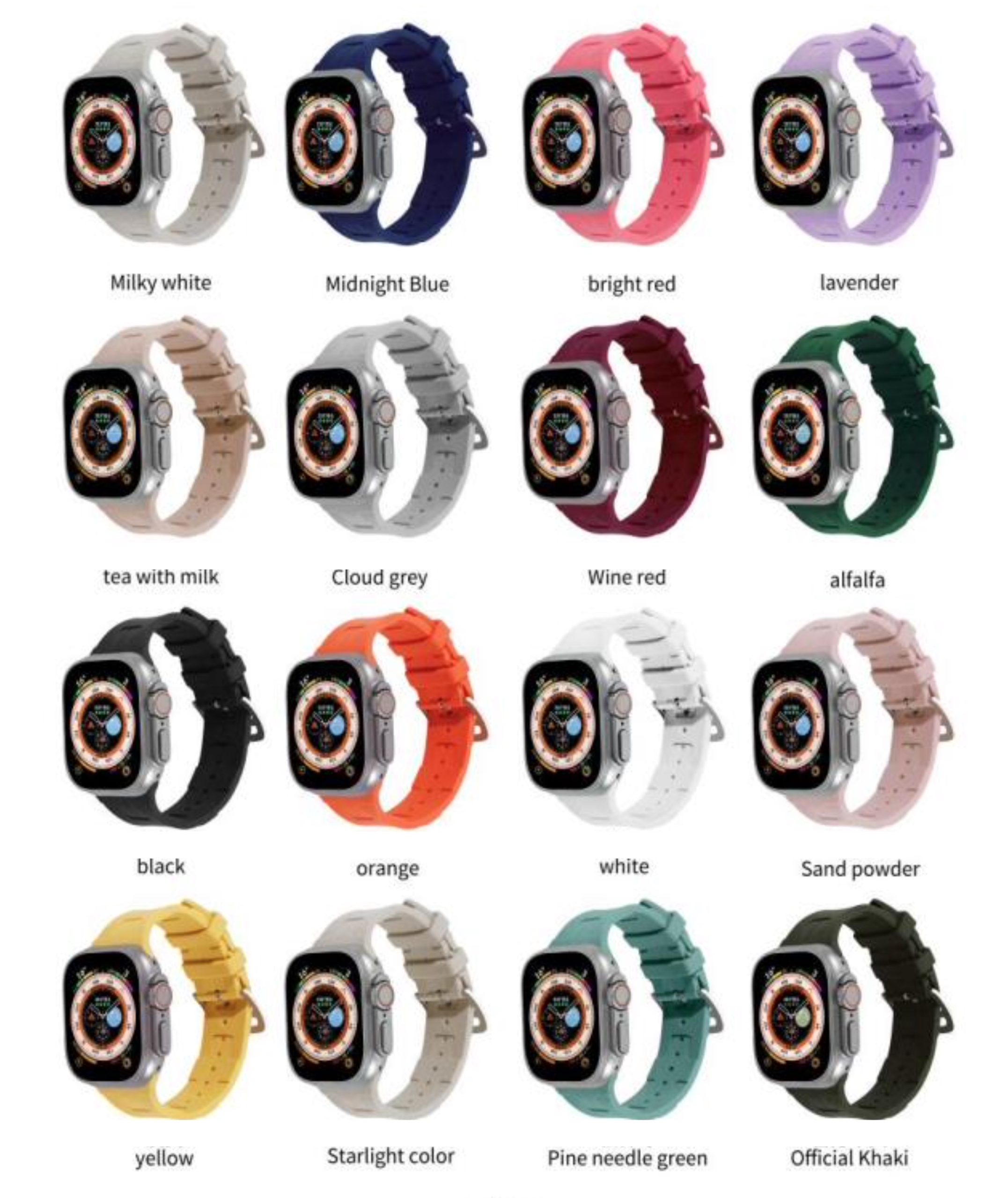 Apple Watch - Hermes Silikonarmband – Bild 2