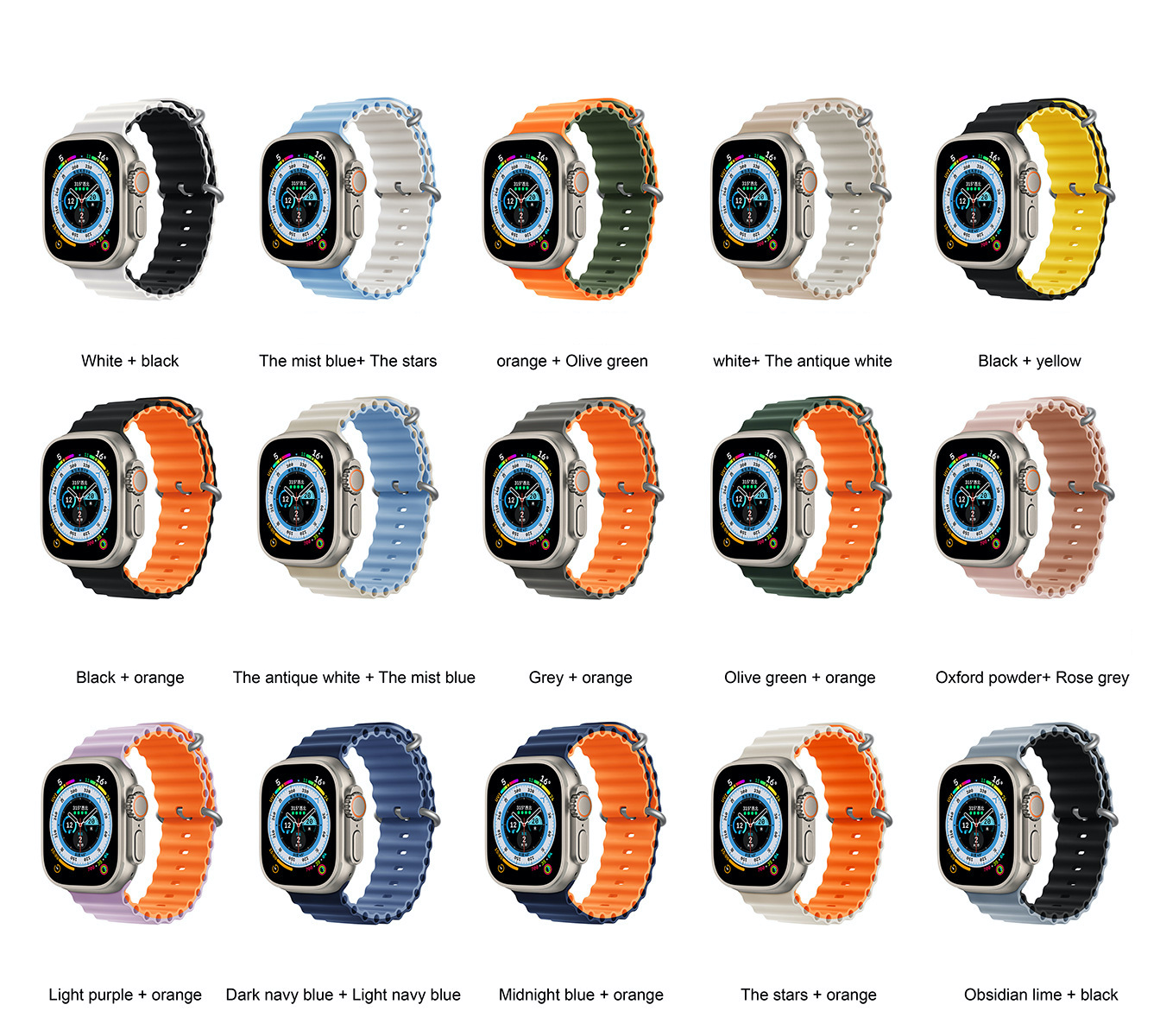 Apple Watch - bicolor Ocean Loop – Bild 2